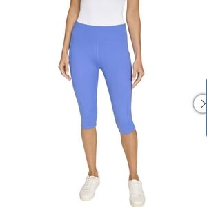 NWT DKNY Women's Capri Tight Blue L‎